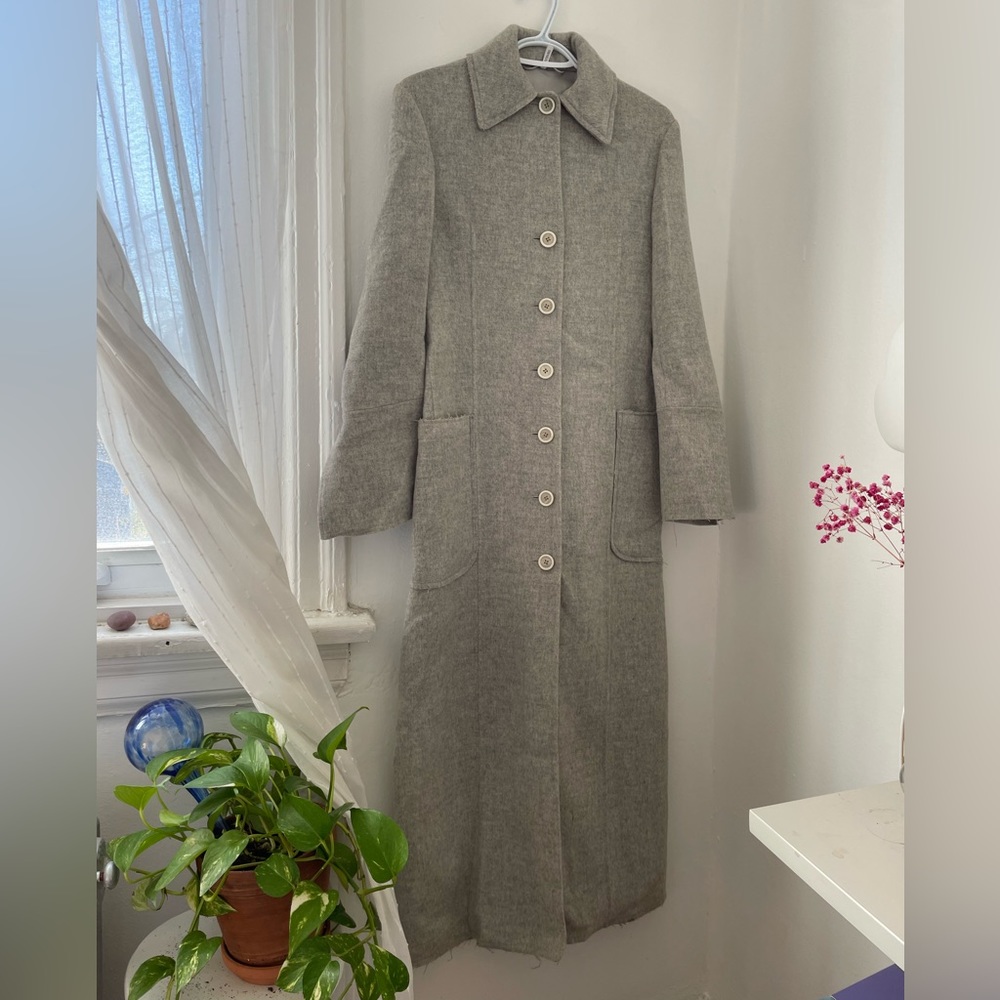 Helmut Lang Wool/ Cashmere Coat